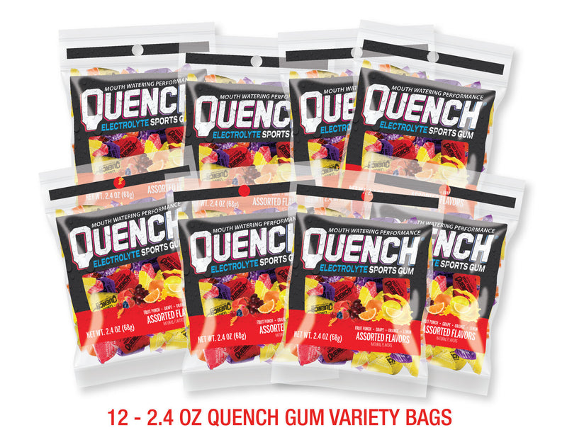 Mueller Quench Gum Variety Bag - (12) 2.4oz bags