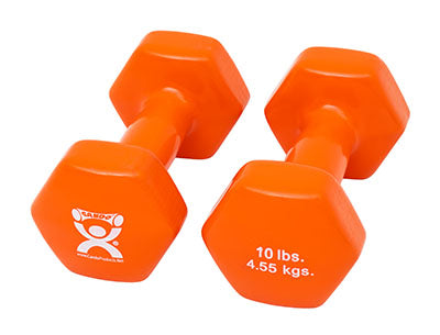 CanDo Vinyl Coated Dumbbells