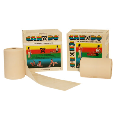 CanDo® Low Powder Exercise Band Rolls