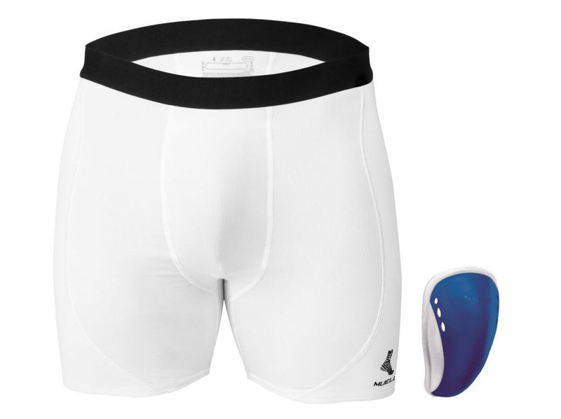 Mueller Athletic Support Shorts/Briefs w/Flex Shield Cup