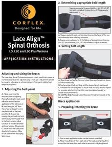 Corflex Lace Align Lumbosacral Plus Orthosis (LSO Plus)