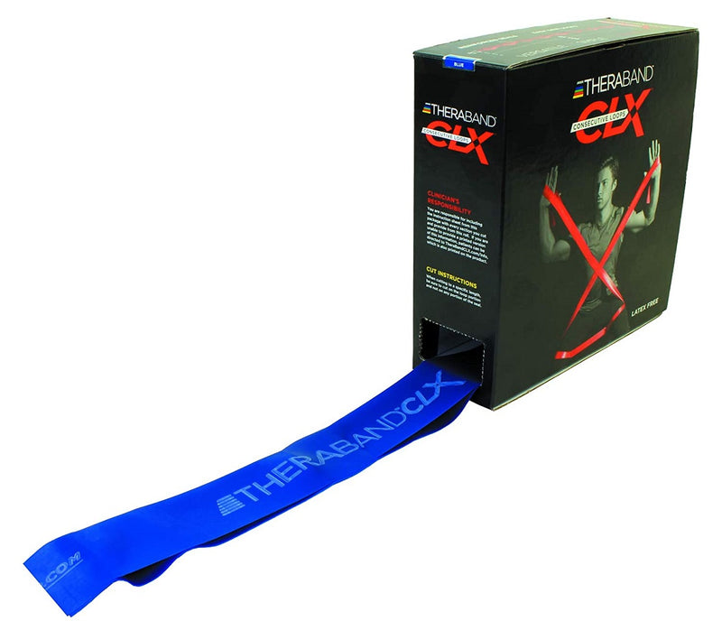 TheraBand® Non-Latex CLX™ Consecutive Loops, 25 Yard Dispenser Box