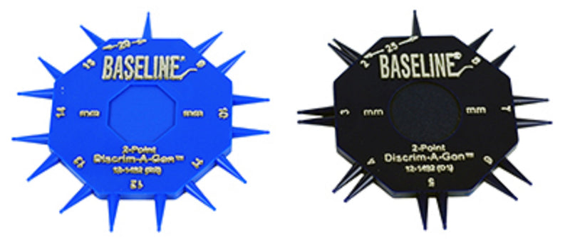 Baseline, 2-point Discrim-A-Gon, 2 Disk Set, Plastic Tips