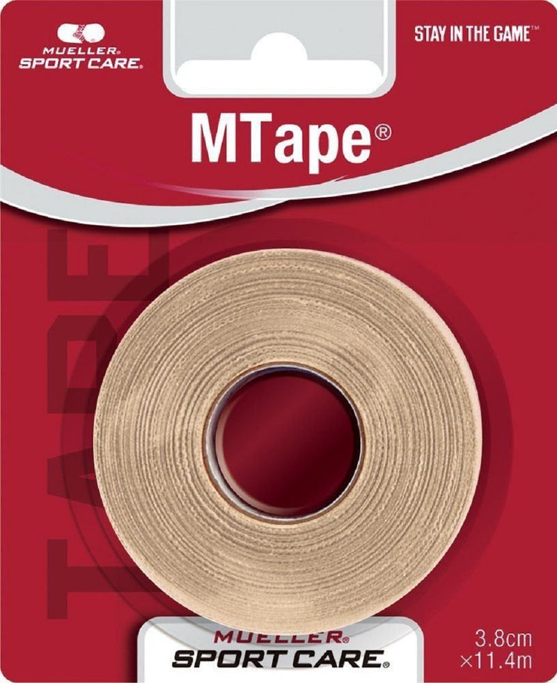 Mueller MTape, Clamshell, 1.5" x 10 yd